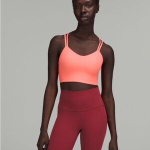 Lululemon like a cloud ribbed longline bra